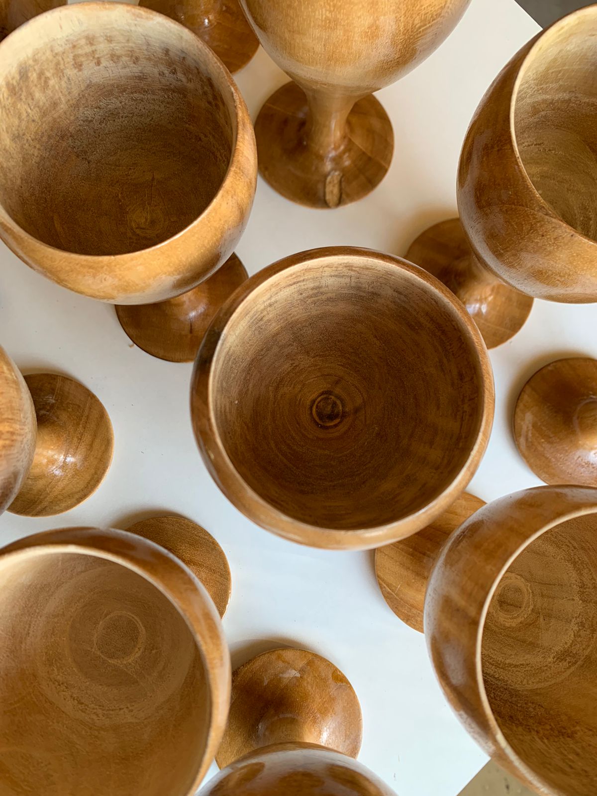 Wooden Wine Glass