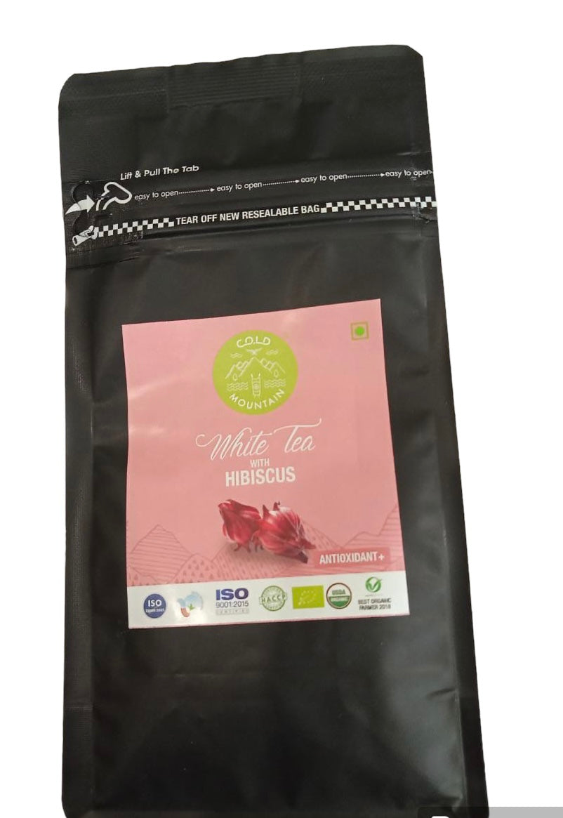 White tea | hibiscus | cold mountain tea