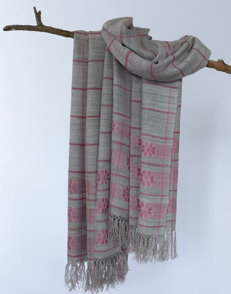 Eri Silk Motif Shawl
