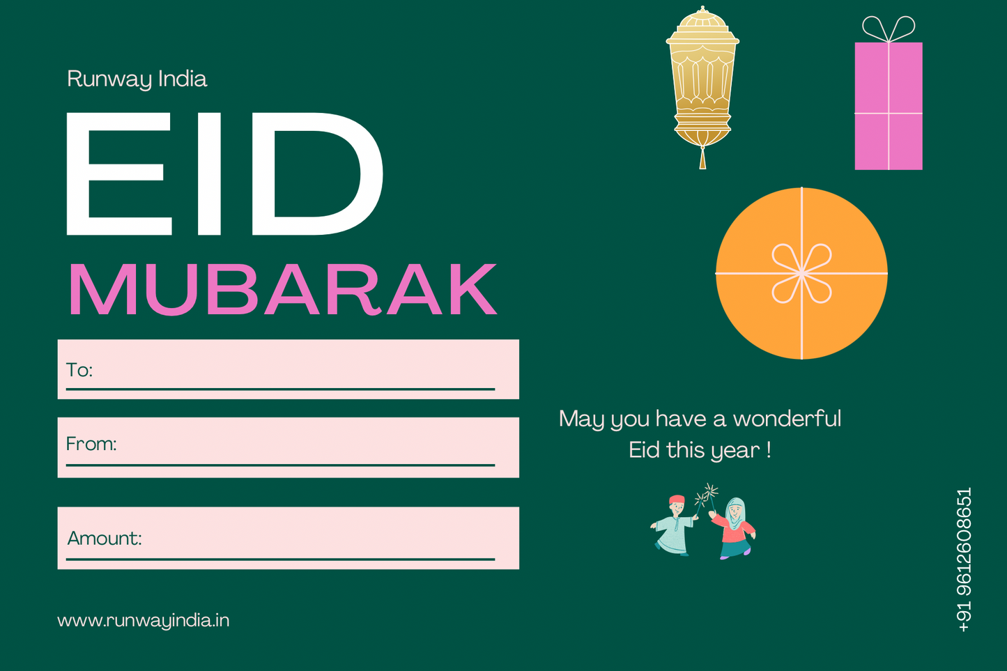 Eid Mubarak Gift Card