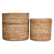 Load image into Gallery viewer, Cane Planter Set of Two
