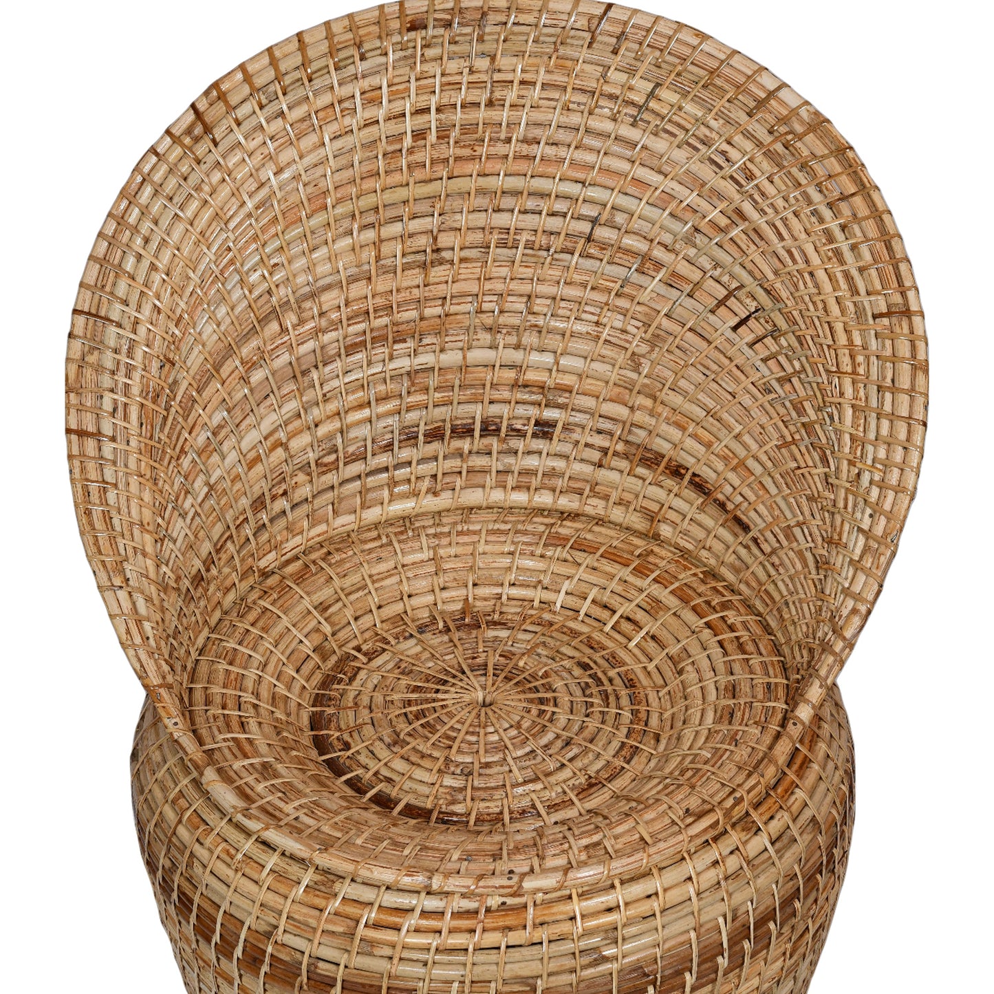 Cane Apple Shaped Chair