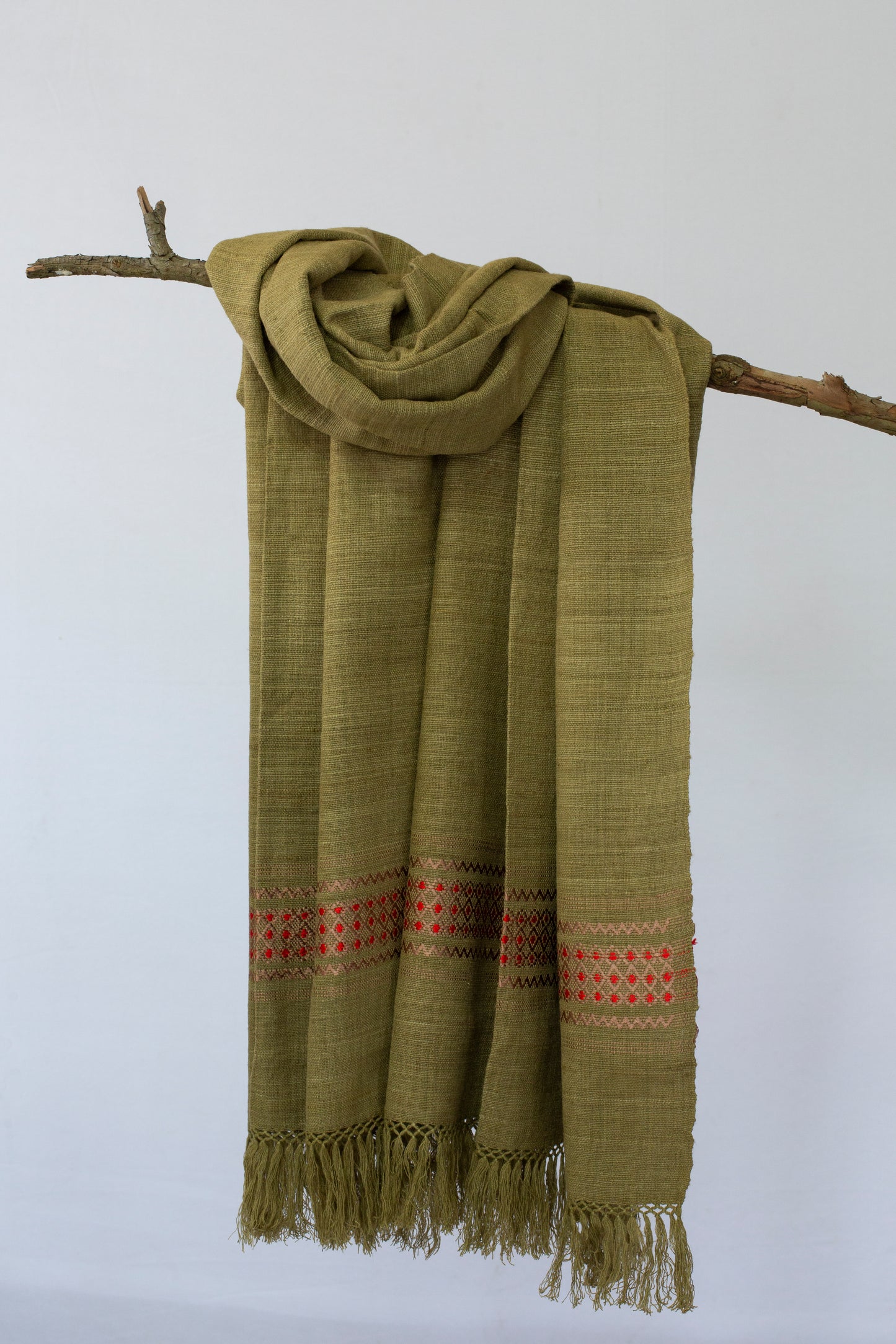 Eri Silk Motif Shawl