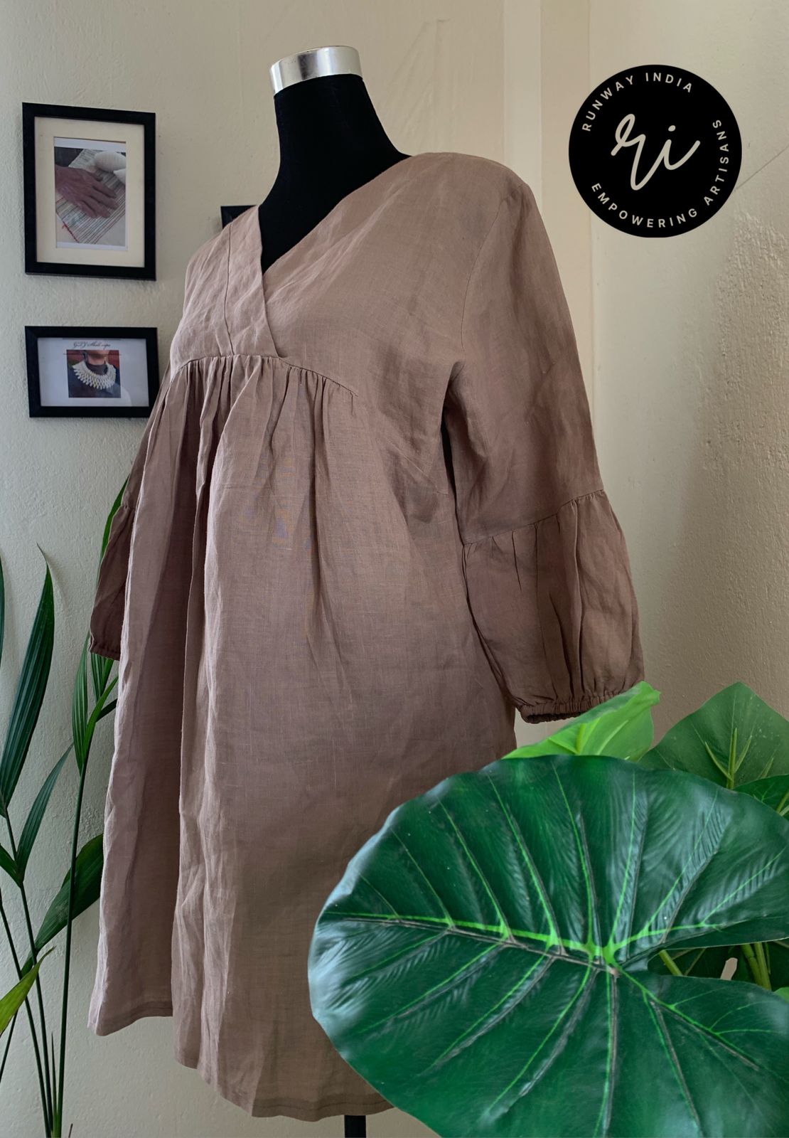 ‘VON’ Kurti | Linen