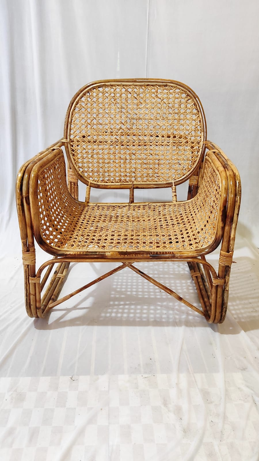 Cane Webbing Armchair