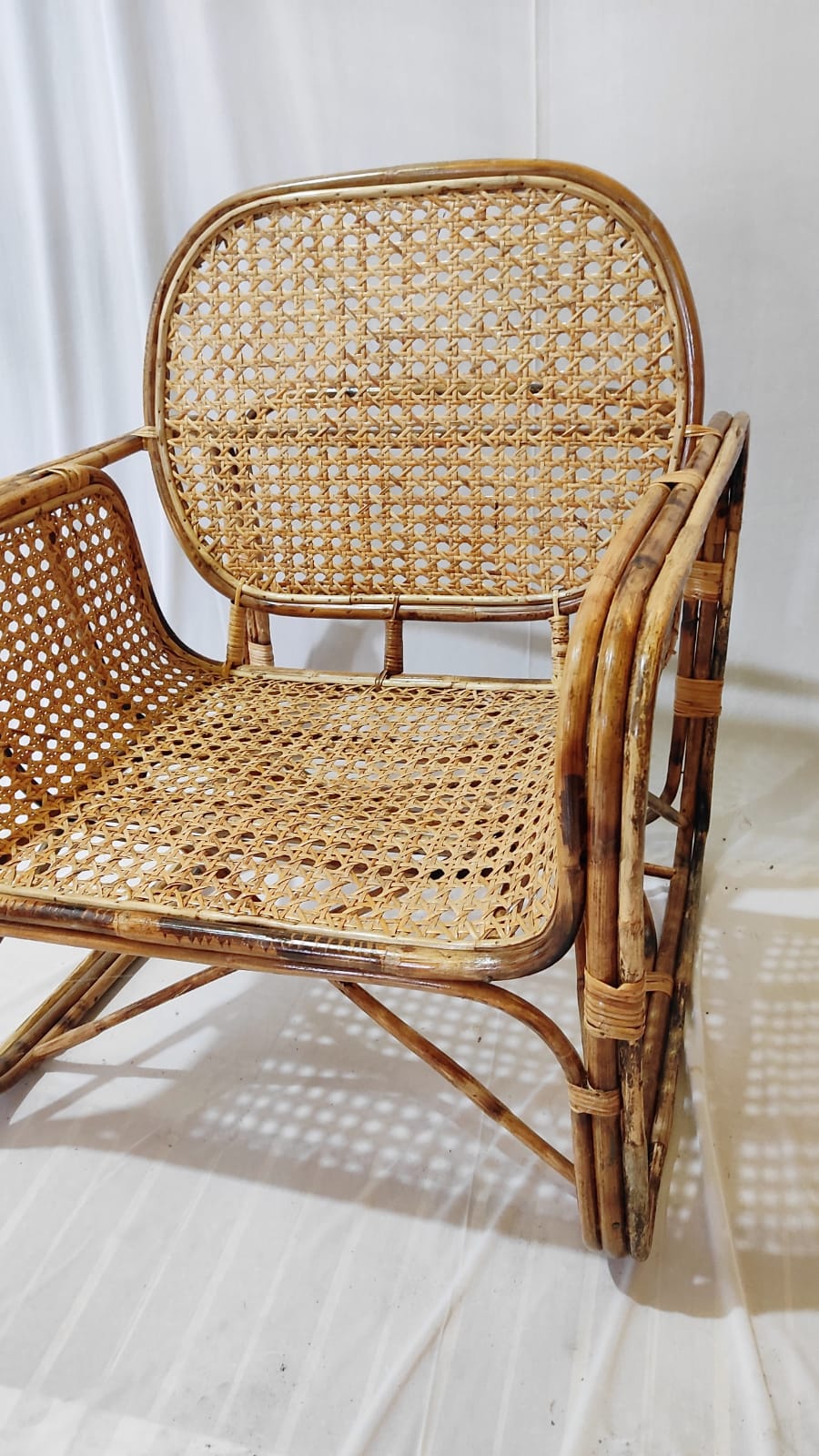 Cane Webbing Armchair