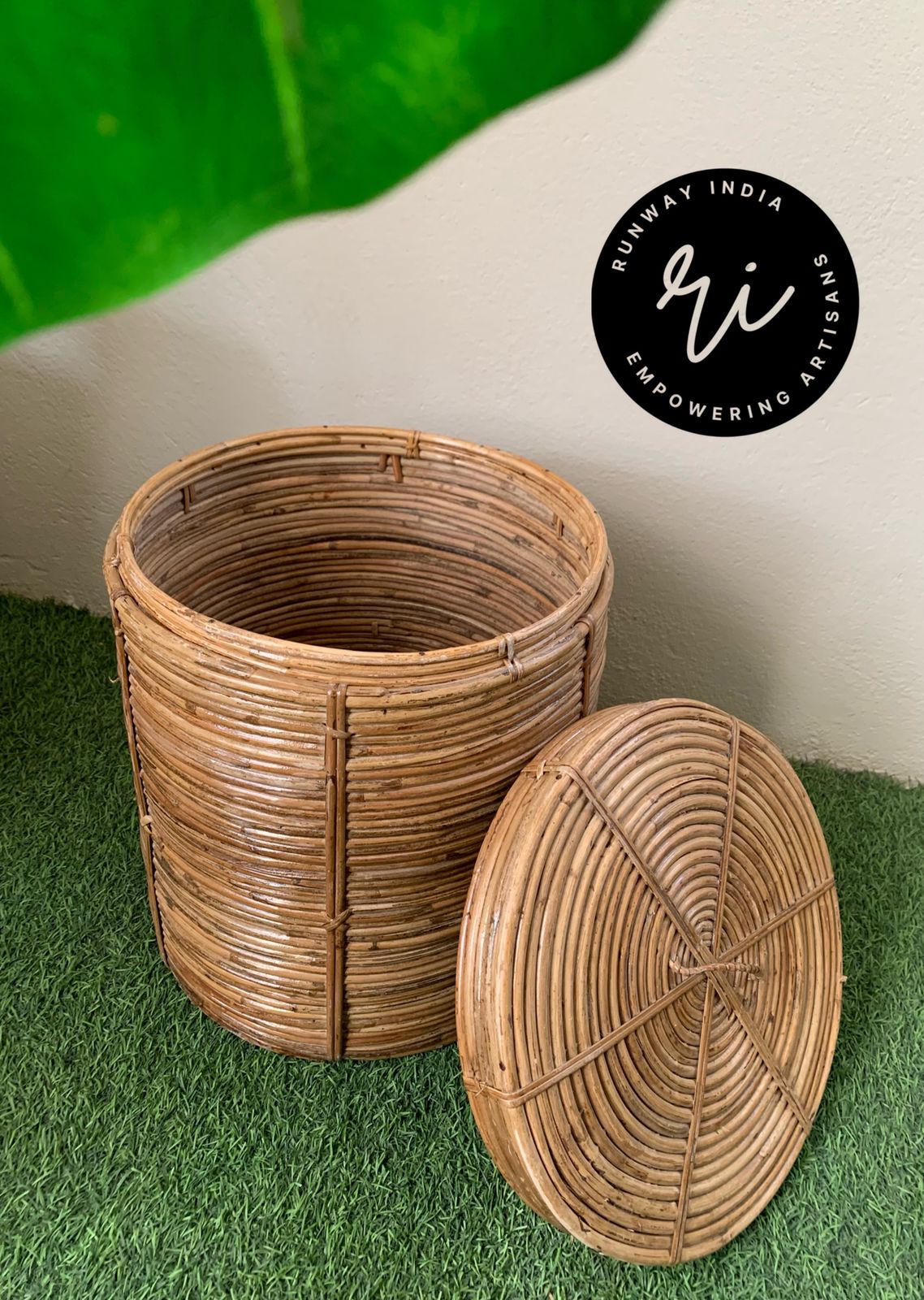 Rattan Cane Storage Basket