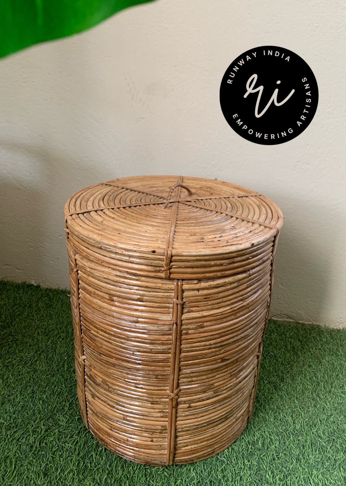 Rattan Cane Storage Basket