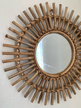 Load image into Gallery viewer, Rattan Cane Wall Hanging Mirror
