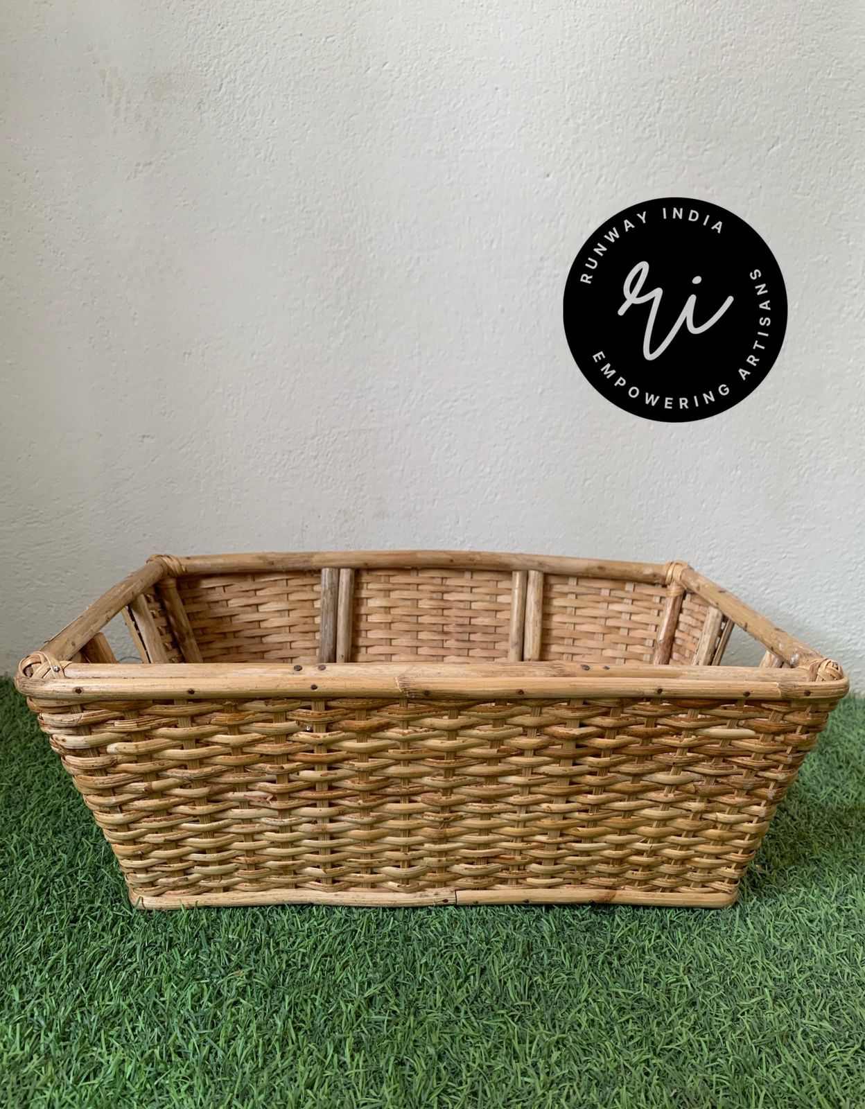 Rattan cane Basket