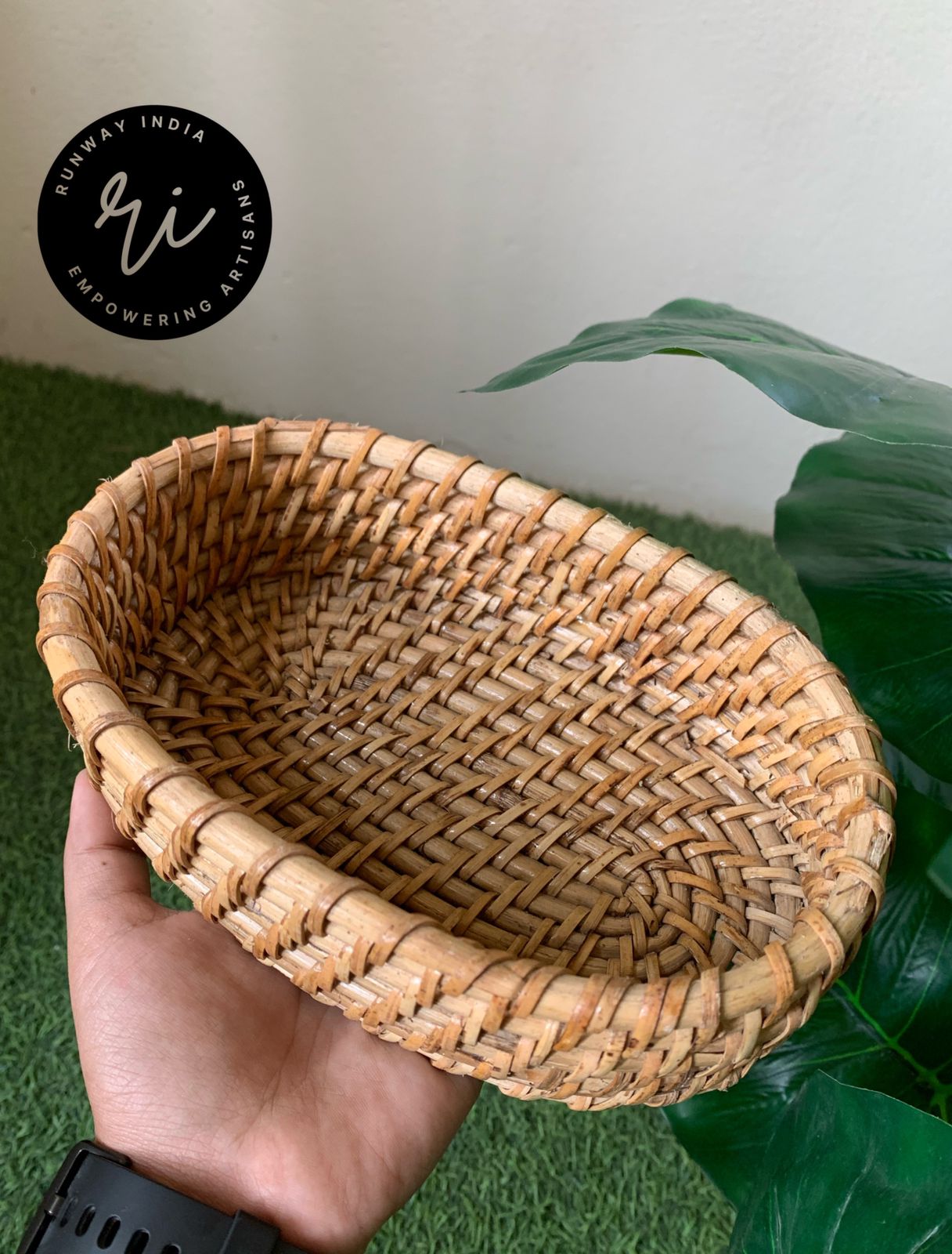 Mini Cane Basket