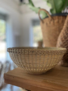 NATURAL BAMBOO FRUIT BASKET