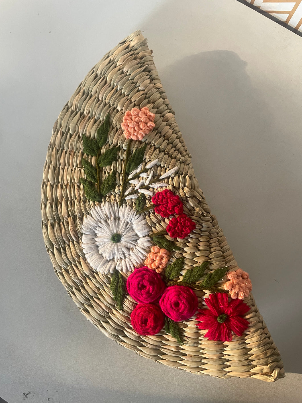 KAUNA EMBROIDERED MOON CLUTCH