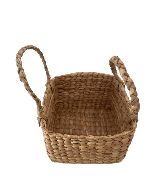 Water Hyacinth Rectangular Basket