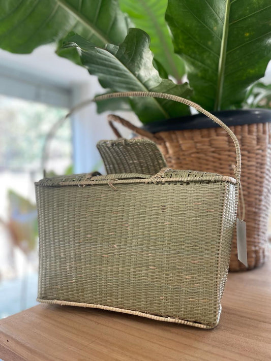 Bamboo Bag with lid