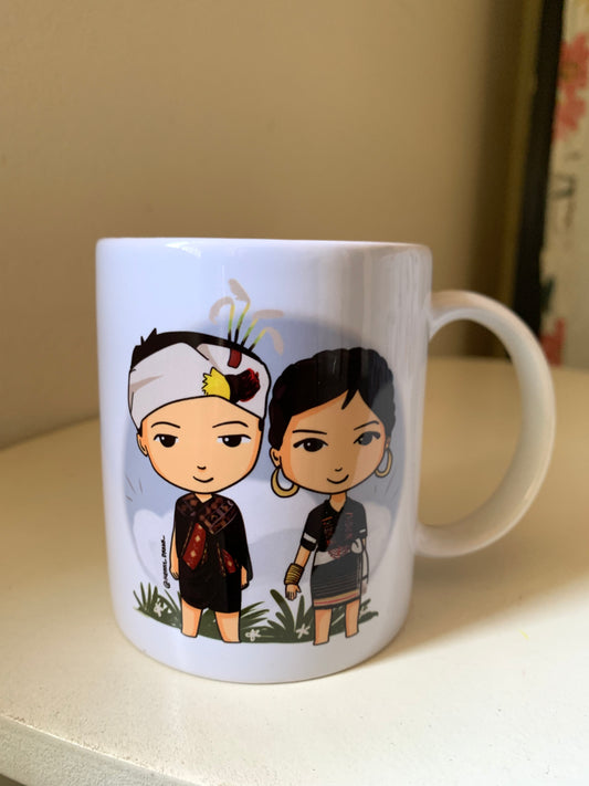 Ceramic Printed Mug | Kuki Tribal