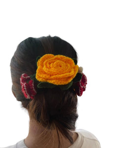 FLOWER HAIR BUN