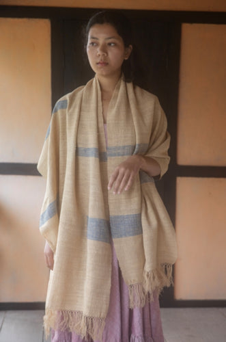 BLUE PINE | ERI SILK STOLE