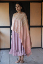 Load image into Gallery viewer, PEACH LINE | ERI SILK STOLE
