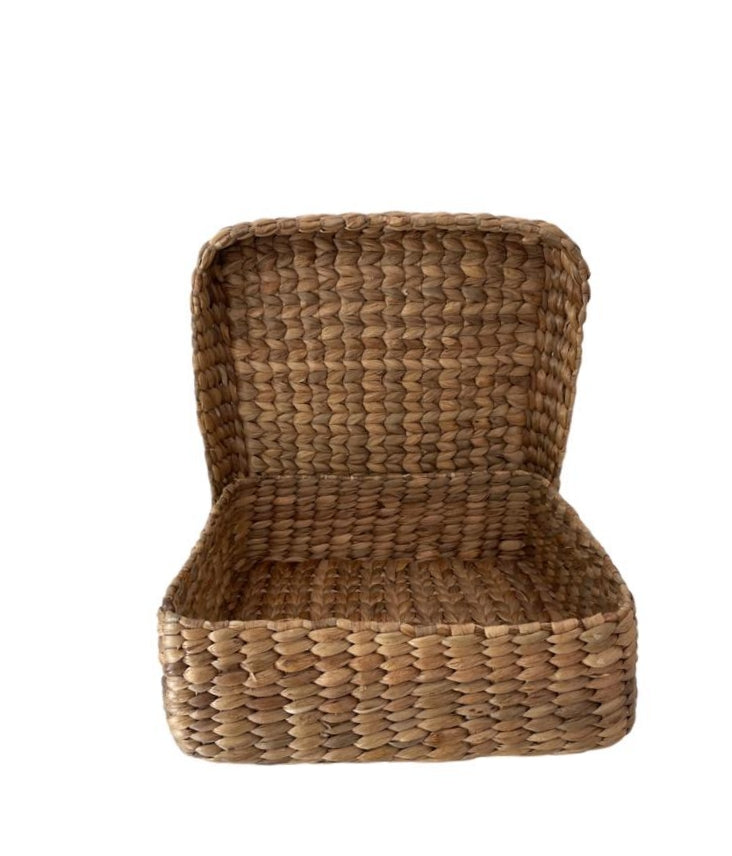 Water Hyacinth Basket with Lid