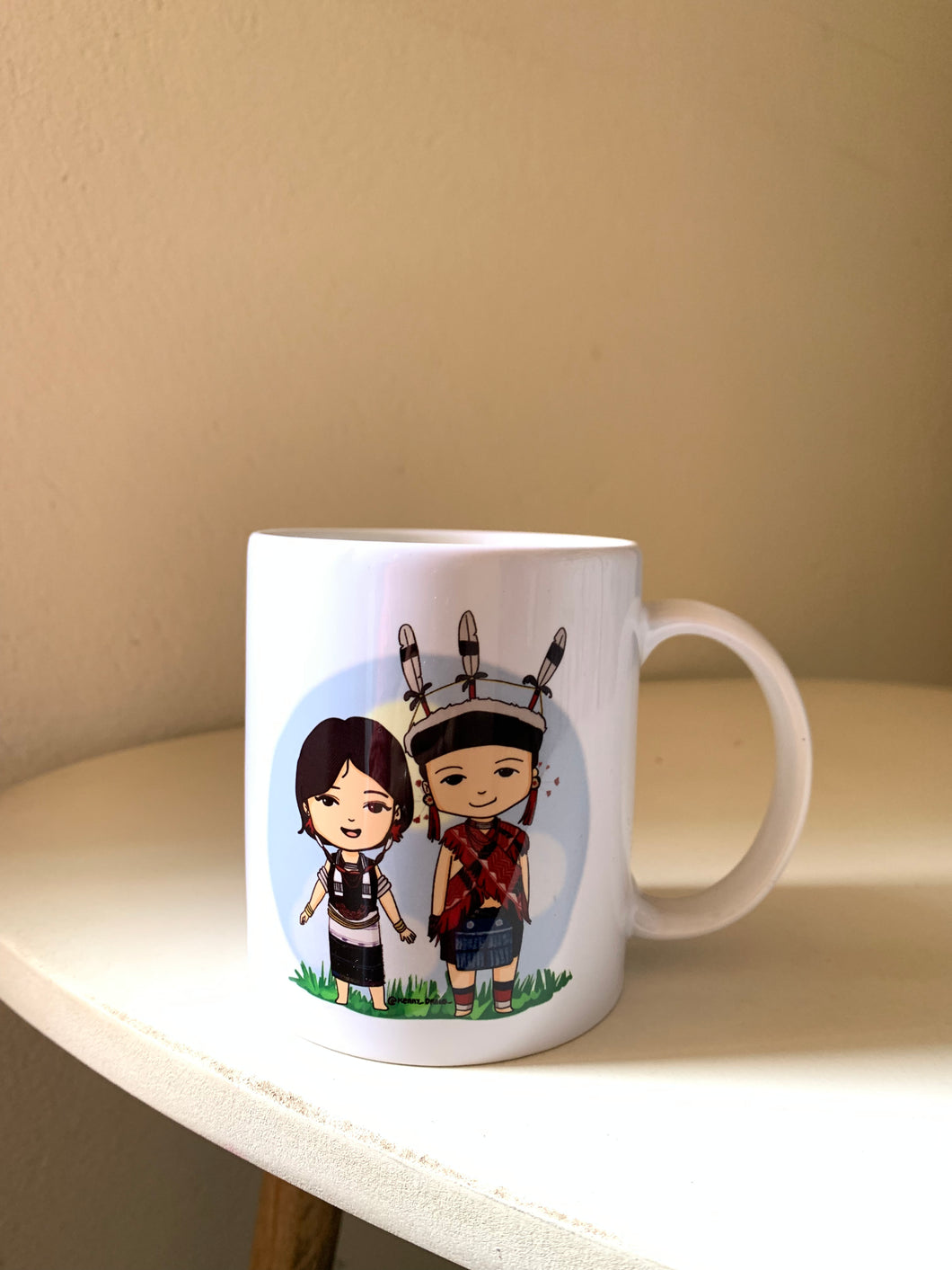 RENGNA TRIBE INSPIRED CERAMIC PRINTED MUG