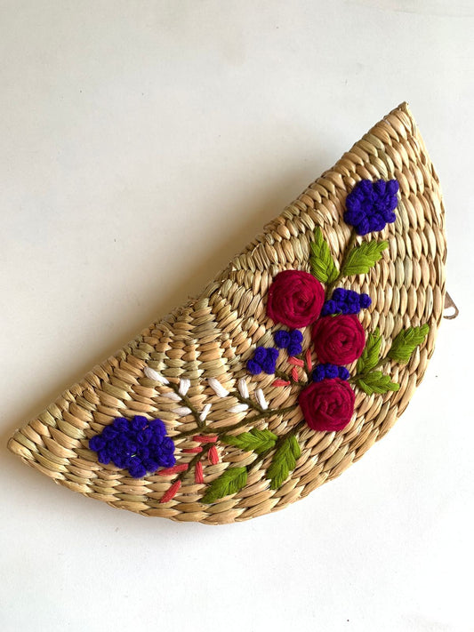 Kauna Hand Embriodery Moon Clutch