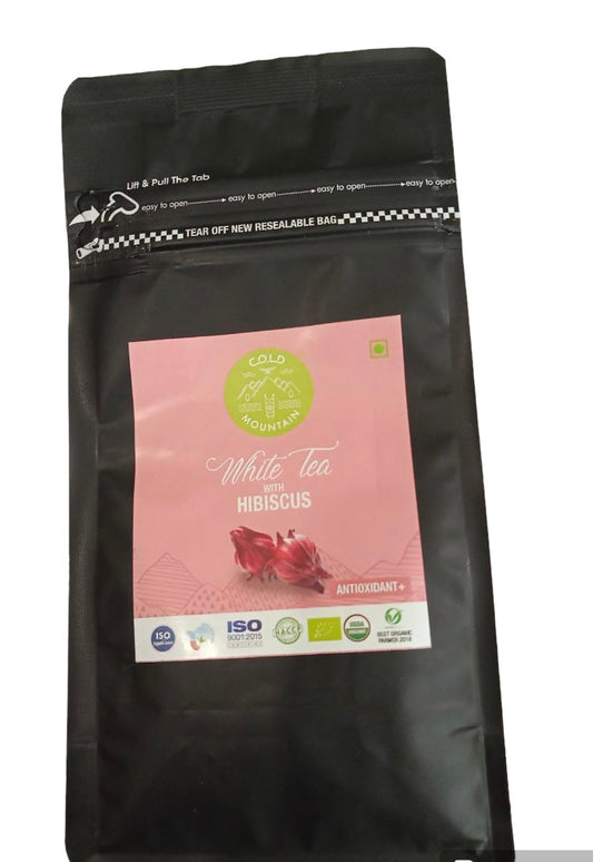 White tea | hibiscus | cold mountain tea