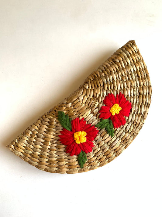 Kauna Hand Embriodery Moon Clutch