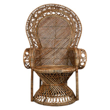 Load image into Gallery viewer, Cane Royal Peacock Chair
