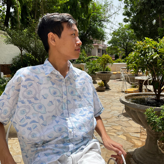 Sea Core Shirt | Block Print