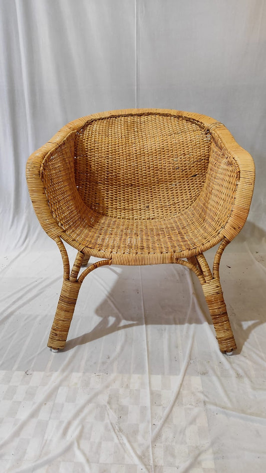 Cane armchair