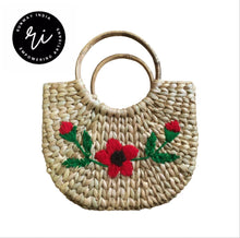 Load image into Gallery viewer, Hand Embroidered Mini Kouna Bag
