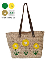 Load image into Gallery viewer, Banana Fibre Bag | Leather Strap
