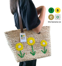 Load image into Gallery viewer, Banana Fibre Bag | Leather Strap
