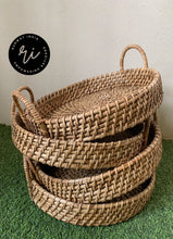 Load image into Gallery viewer, Rattan cane Multipurpose Tray
