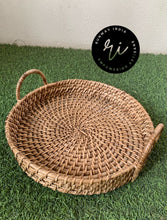 Load image into Gallery viewer, Rattan cane Multipurpose Tray

