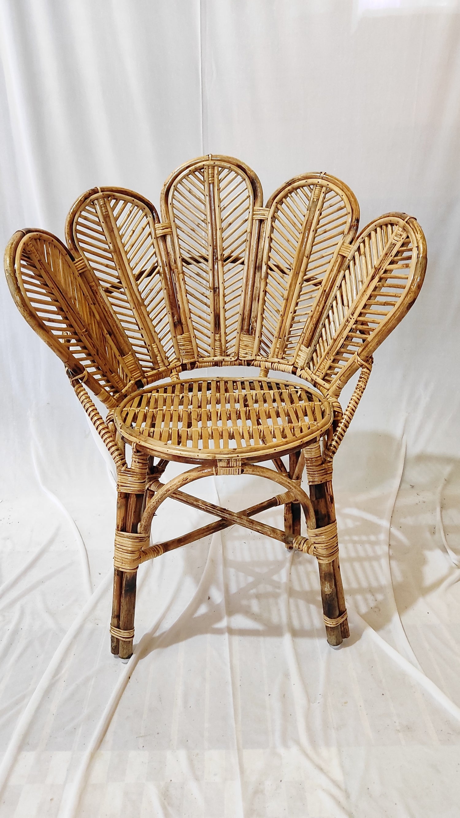 Cane Flower Chair