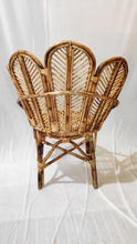 Load image into Gallery viewer, Cane Flower Chair
