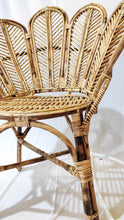 Load image into Gallery viewer, Cane Flower Chair
