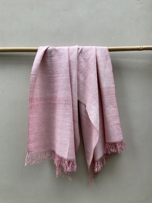 Eri Silk Light Pink Shawl