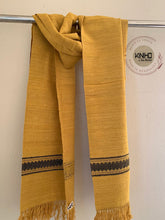 Load image into Gallery viewer, Naturally Dyed Eri silk stole
