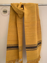 Load image into Gallery viewer, Naturally Dyed Eri silk stole
