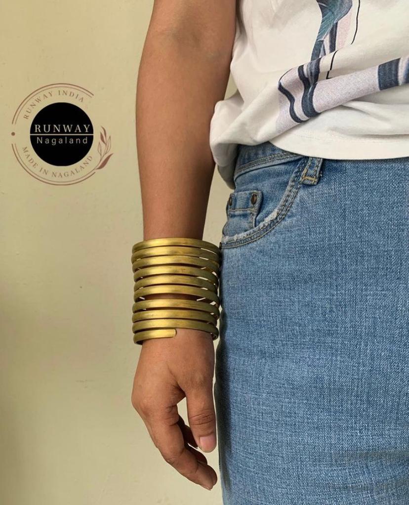 GTJ BRASS BANGLES | MEDIUM LENGTH